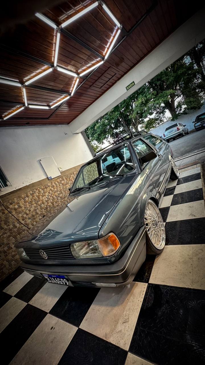 Clássico VW no estúdio da MK3, sob a iluminação técnica